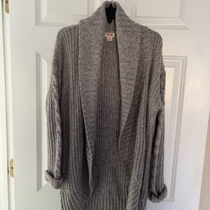 Mossimo Gray Knitted Cardigan, Size S